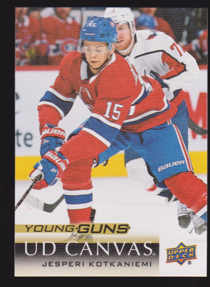 (image for) 2018-19 Upper Deck Canvas #C223 Jesperi Kotkaniemi YOUNG GUNS RC